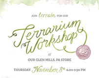 Terrarium Workshop